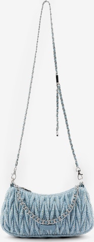 Borsa a spalla 'Floro' di Seidenfelt in blu: frontale