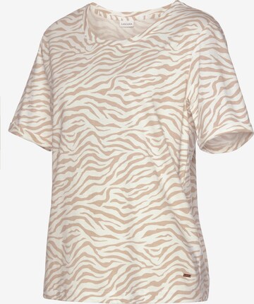 LASCANA Schlafshirt in Beige