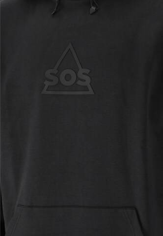 SOS Sweatshirt 'Vail' in Schwarz