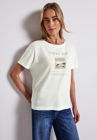 STREET ONE Shirt in White: front