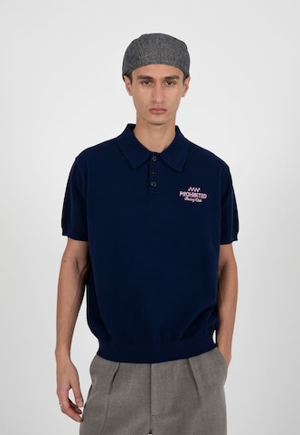 Prohibited Sweater in Blue: front