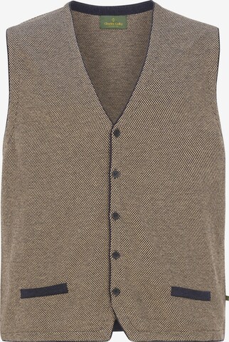 Charles Colby Knit Cardigan 'Duke Findan' in Brown: front