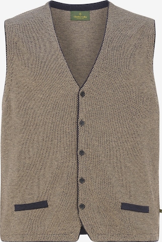 Charles Colby Knit Cardigan 'Duke Findan' in Brown: front