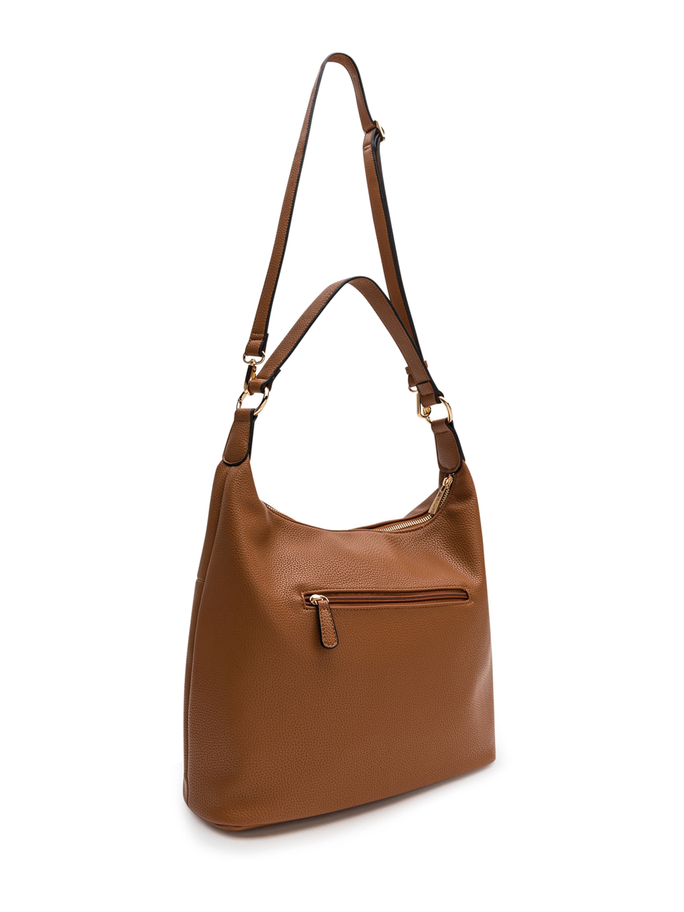 L.CREDI Schultertasche 'Maite' in Braun