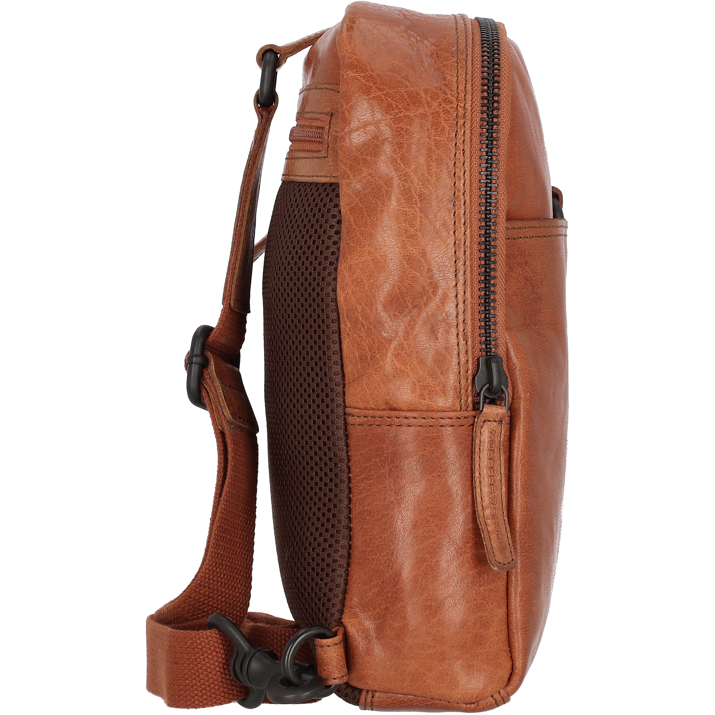 Spikes & Sparrow Umhängetasche 'Bronco' in Braun