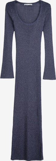 Bershka Robes en maille en bleu, Vue avec produit