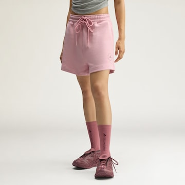 ADIDAS BY STELLA MCCARTNEYLoosefit Sportske hlače 'TrueCasuals' - roza boja: prednji dio