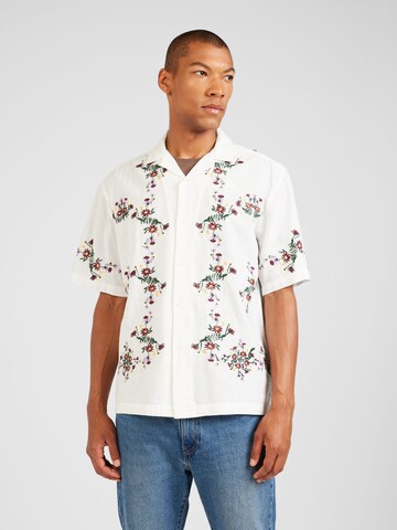 Regular fit Camicia di TOPMAN in bianco: frontale