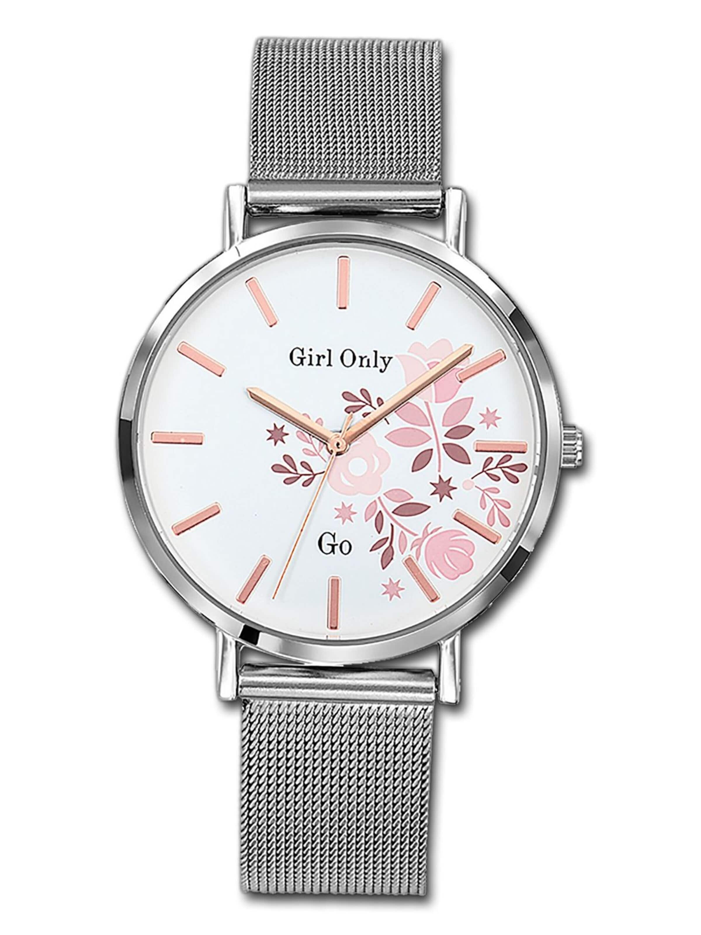 GO GirlOnly Analog watch in Silver: front