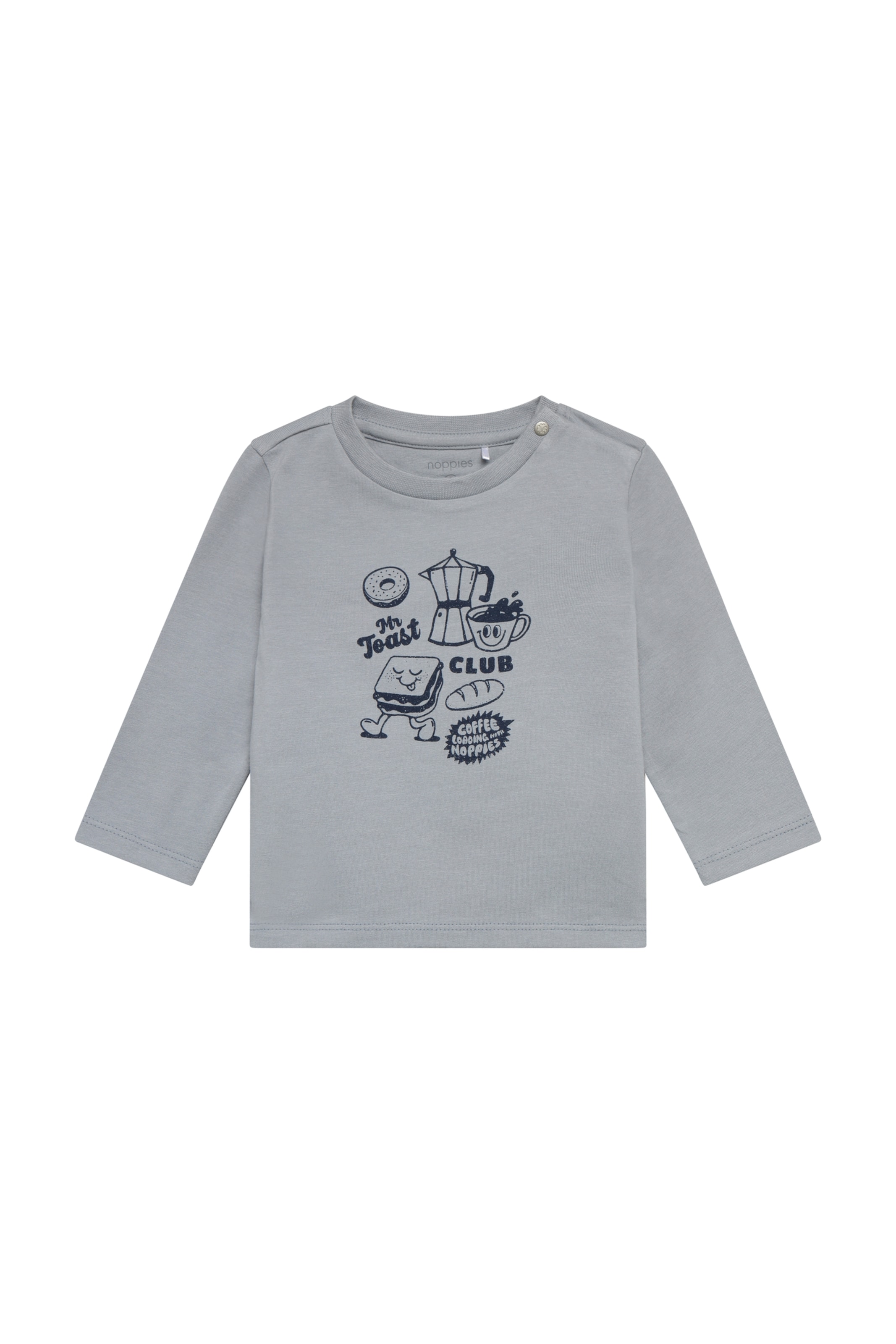 Noppies Shirt in Grijs: voorkant