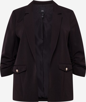 Blazer River Island Plus en noir : devant