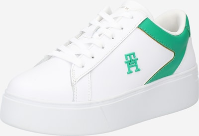 TOMMY HILFIGER Zapatillas deportivas bajas en verde / blanco, Vista del producto