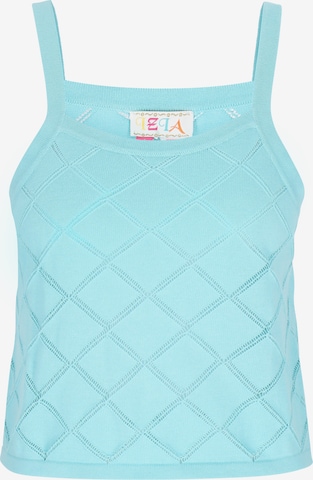 IZIA Gebreide top in Blauw: voorkant