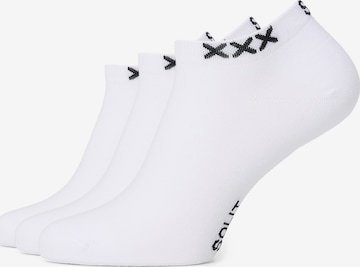 Chaussettes 'Originals Amsterdam (wit)' SOLIT socks en blanc : devant