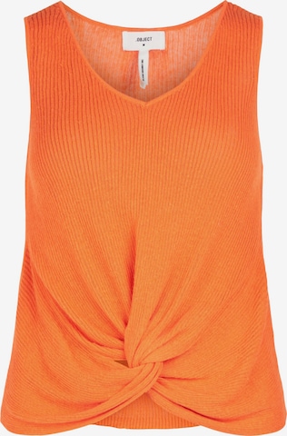 OBJECT Knitted Top 'Yori' in Orange: front