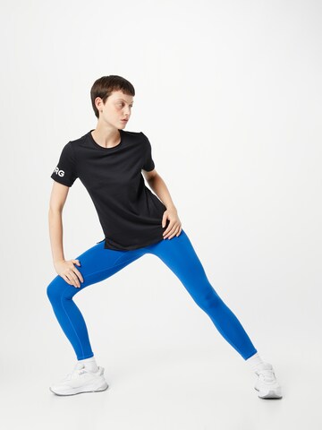 BJÖRN BORG Skinny Športne hlače | modra barva
