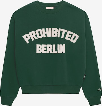 Prohibited - Sudadera 'Berlin' en verde: frente