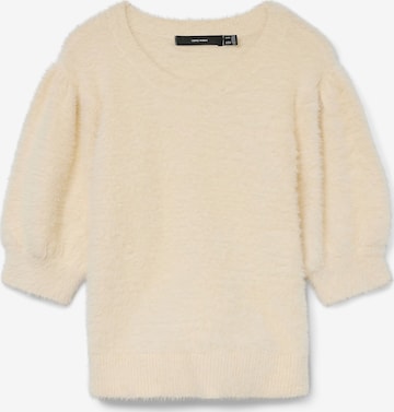 Vero Moda Curve - Jersey 'VMCALINA' en beige: frente