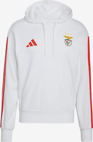 ADIDAS PERFORMANCE - Sweatshirt de desporto 'Benfica Lissabon' em branco: frente