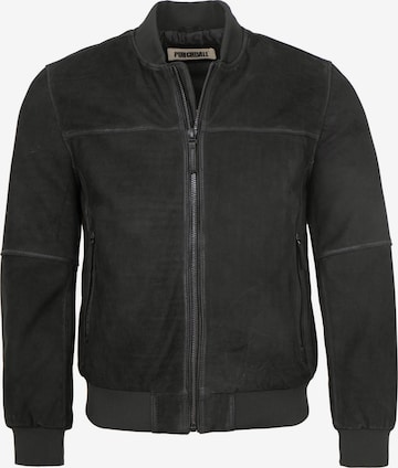 Veste mi-saison 'College' PUNCHBALL en noir : devant