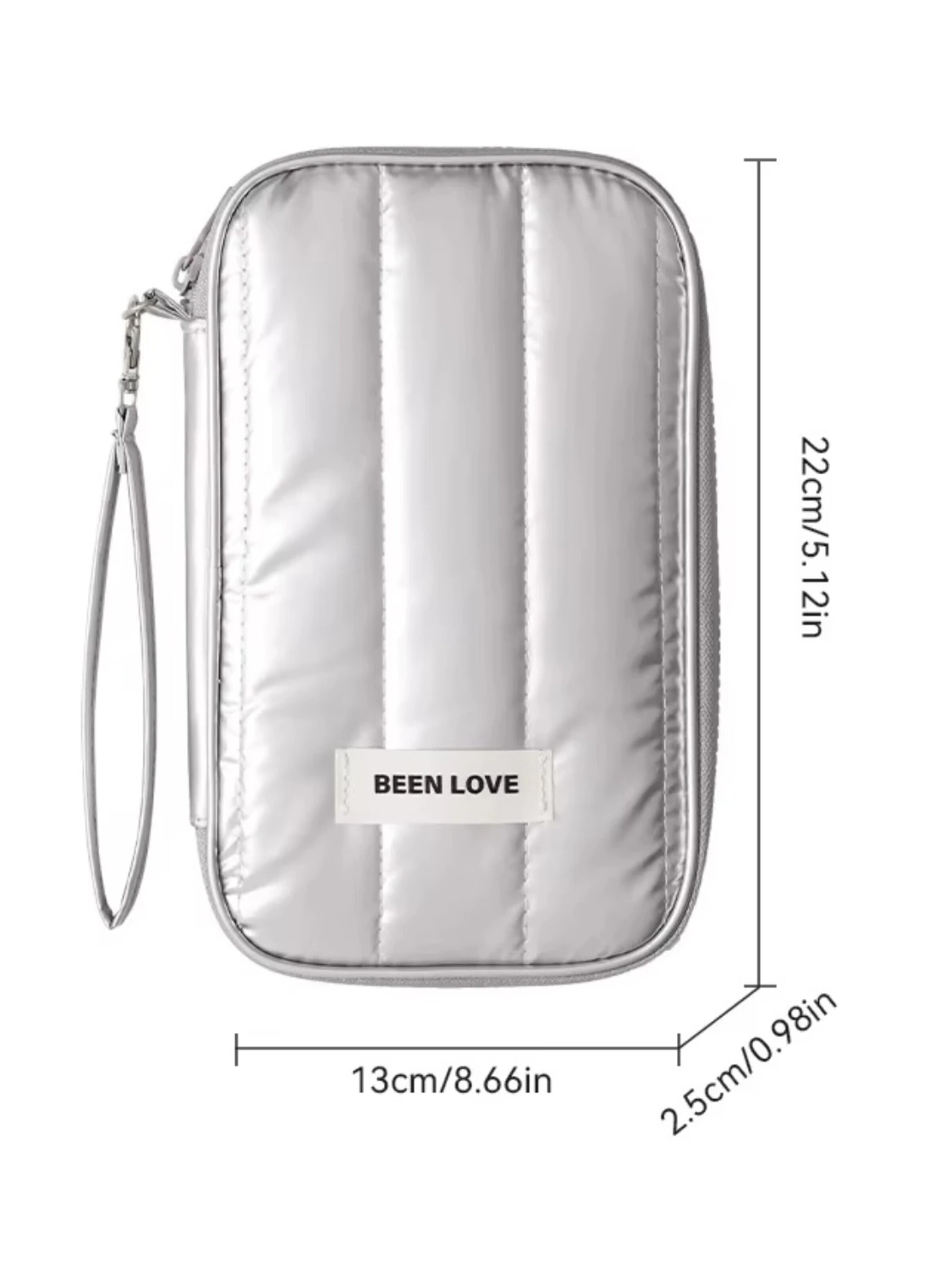 MEVYRA Document Bag 'RFID Reisepass Organizer' in Silver
