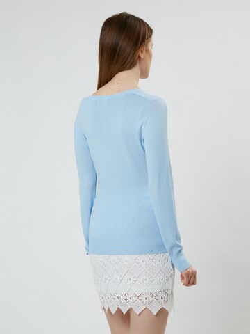 mėlyna Influencer Megztinis