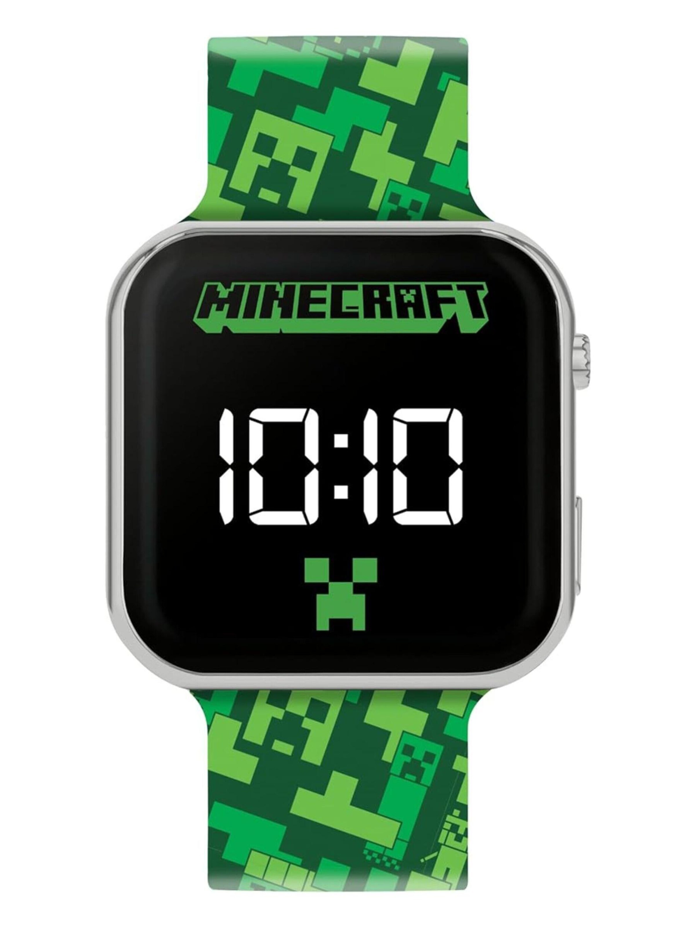 Montre 'Minecraft Casual LED-Uhr' DISNEY en vert