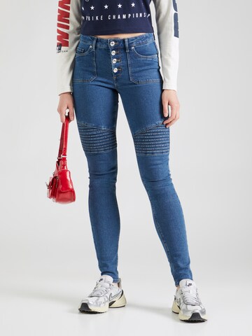 Skinny Jean 'HUSH' ONLY en bleu : devant