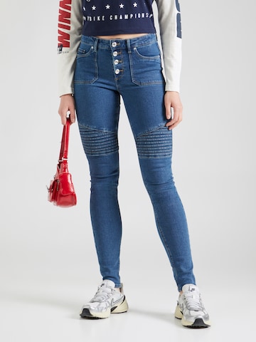 ONLY Skinny Jeans 'HUSH' in Blauw: voorkant