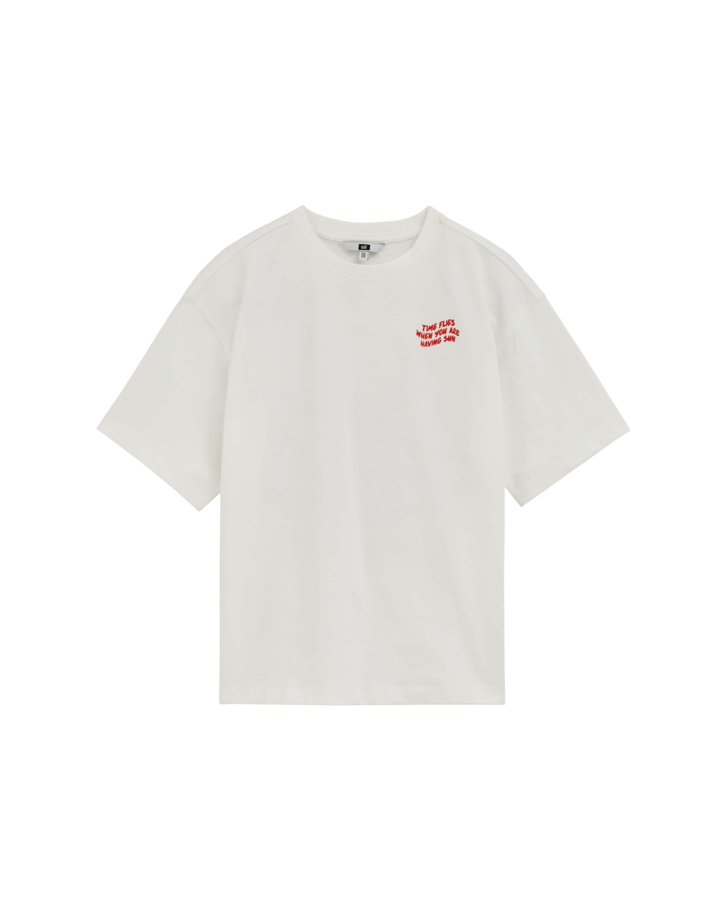 WE Fashion Majica | bela barva: sprednja stran