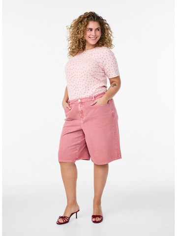 Maglietta 'Luna' di Zizzi in rosso