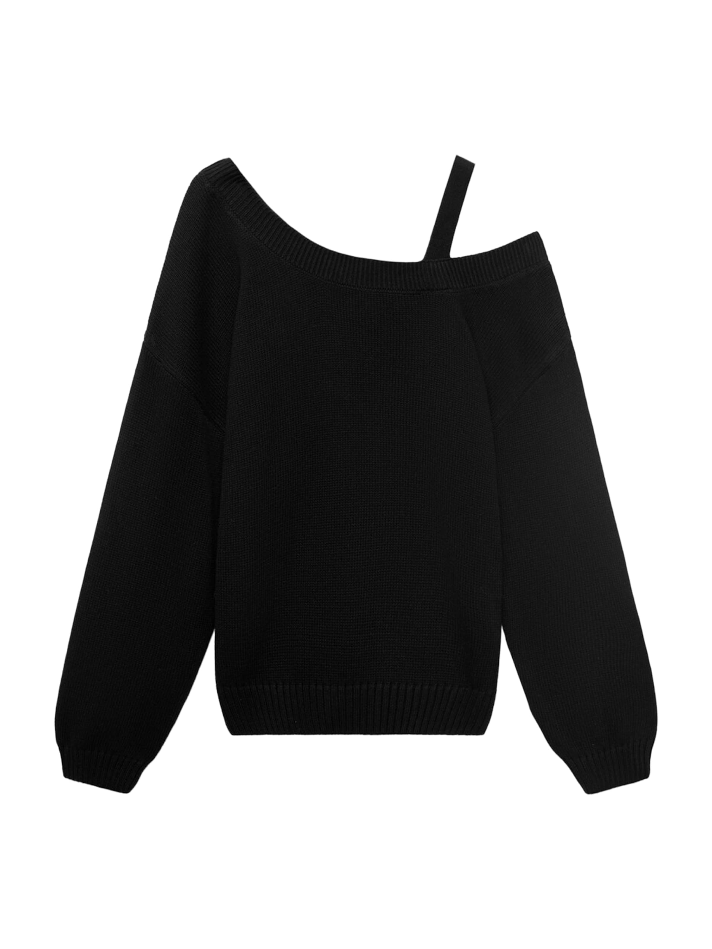 juoda MANGO TEEN Megztinis '1Show': priekis