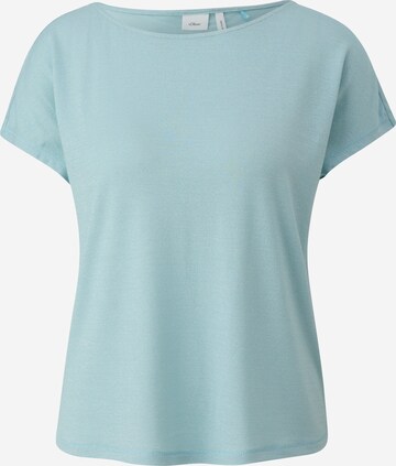 s.Oliver BLACK LABEL T-Shirt in Blau: predná strana