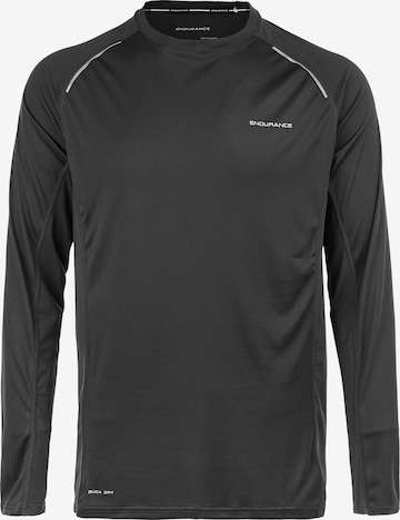 ENDURANCE Performance Shirt 'Lasse' in Black: front