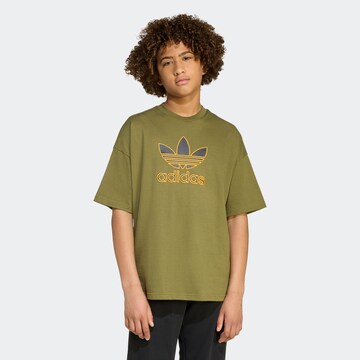 ADIDAS ORIGINALS Shirt 'Trefoil' in Green
