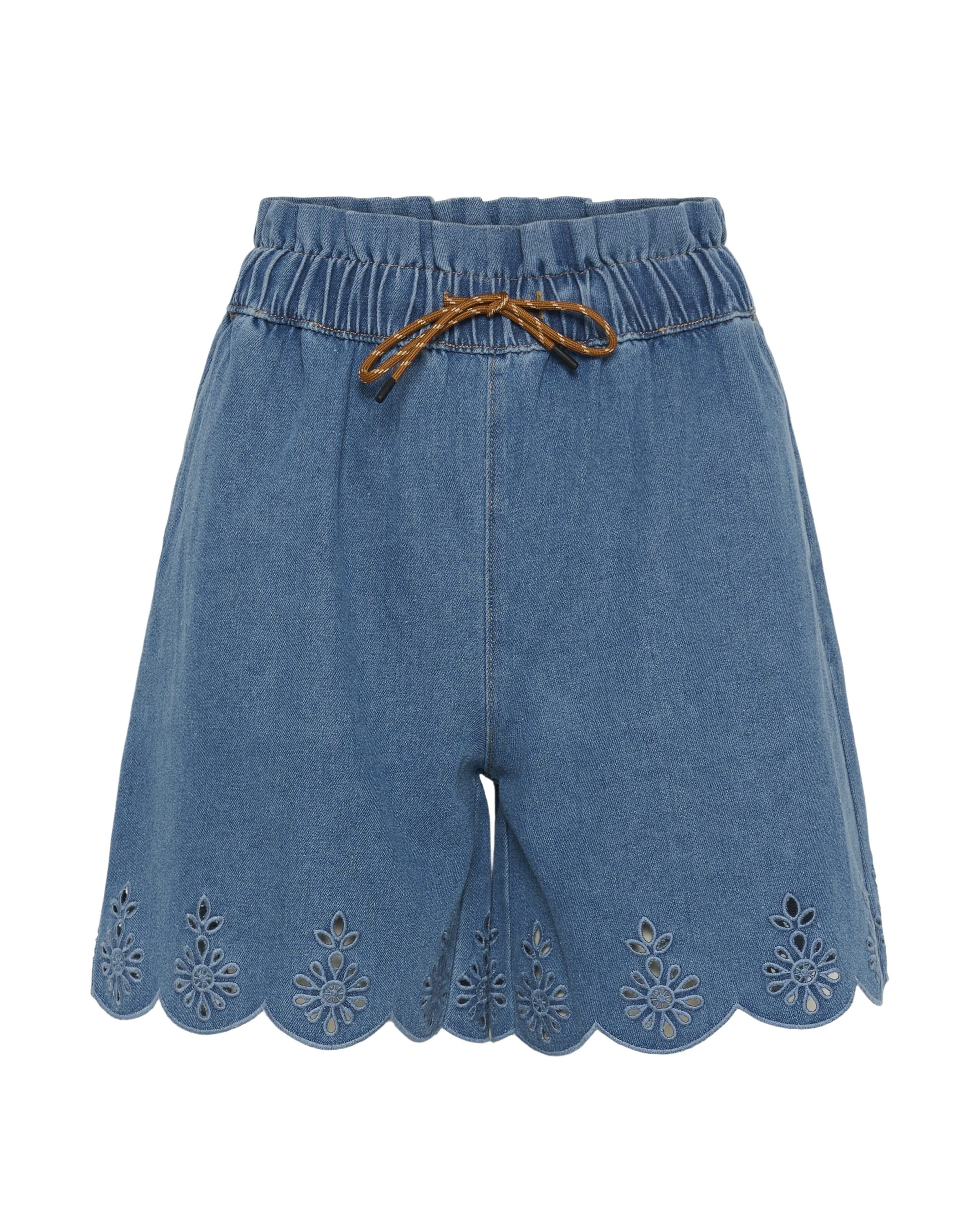 SAINT TROPEZ Regular Shorts in Blau: Vorderseite