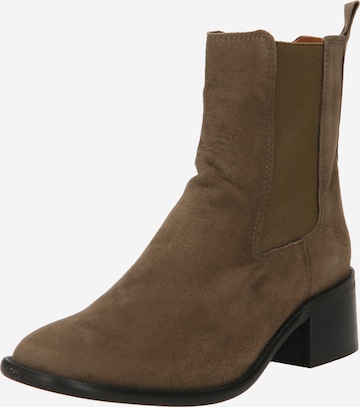 Apple of Eden Chelsea boots 'TESSA' in Groen: voorkant