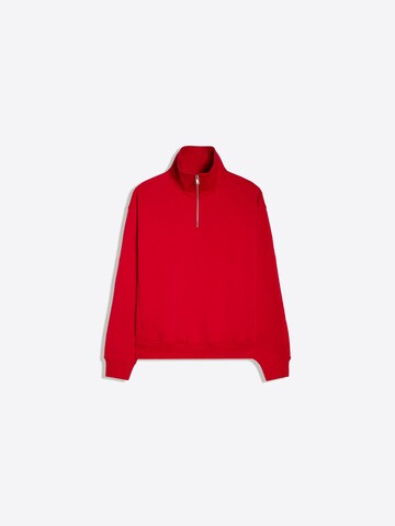 Bershka Sweatshirt in Rood: voorkant