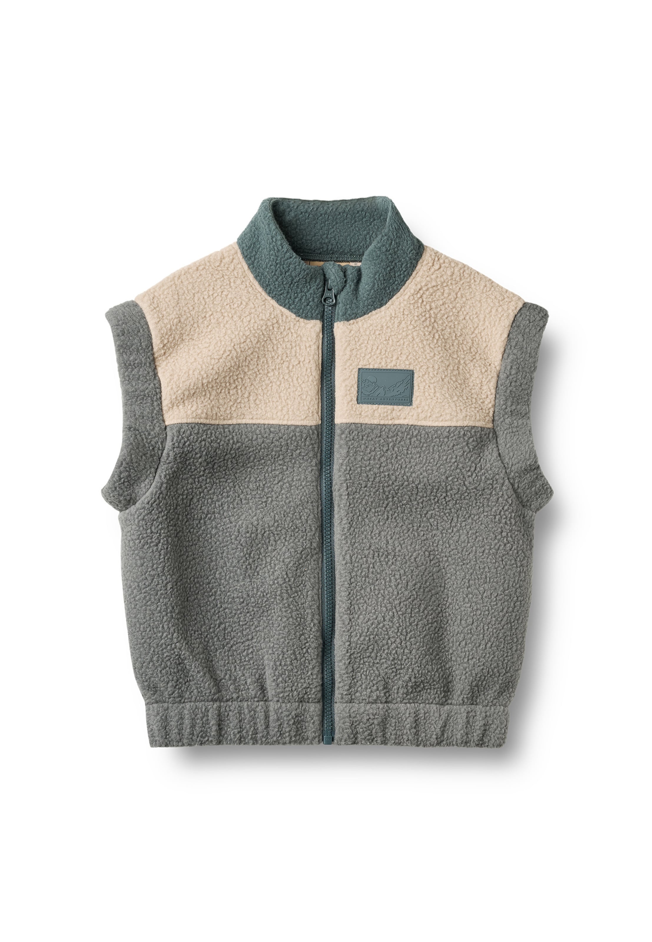 Gilet 'Ask' di WHEAT in grigio: frontale