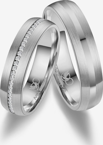MARRYA Ring 'MARRYA ES-25 Ehering aus Edelstahl - Silberfarben' i silver: framsida