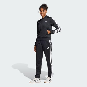 Costum de trening 'Essentials' de la ADIDAS SPORTSWEAR pe negru: față