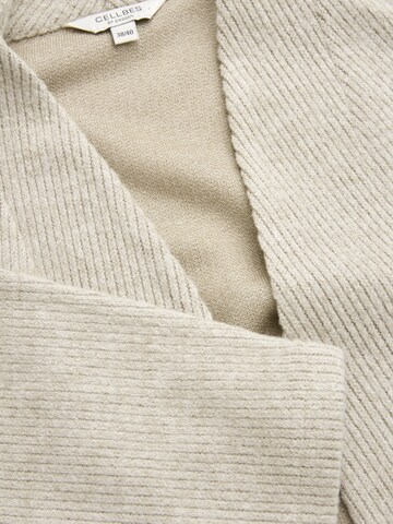 Cellbes of Sweden Gebreid vest in Grijs