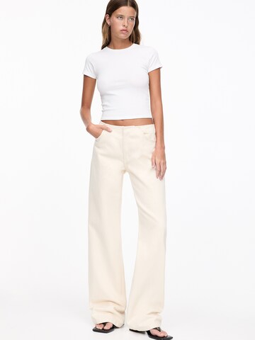 Wide leg Jeans di Pull&Bear in beige