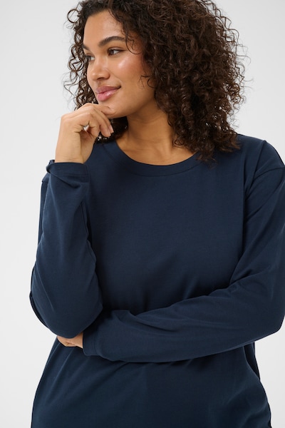 KAFFE CURVE Camisa 'KCHellen' em marinho, Vista do artigo