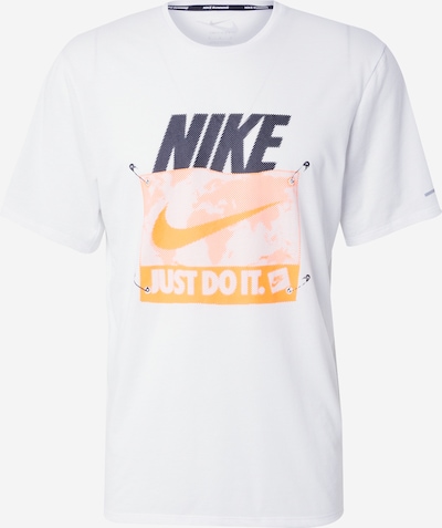 Sportiniai marškinėliai 'ENERGY' iš NIKE, spalva – šviesiai oranžinė / juoda / balta, Prekių apžvalga