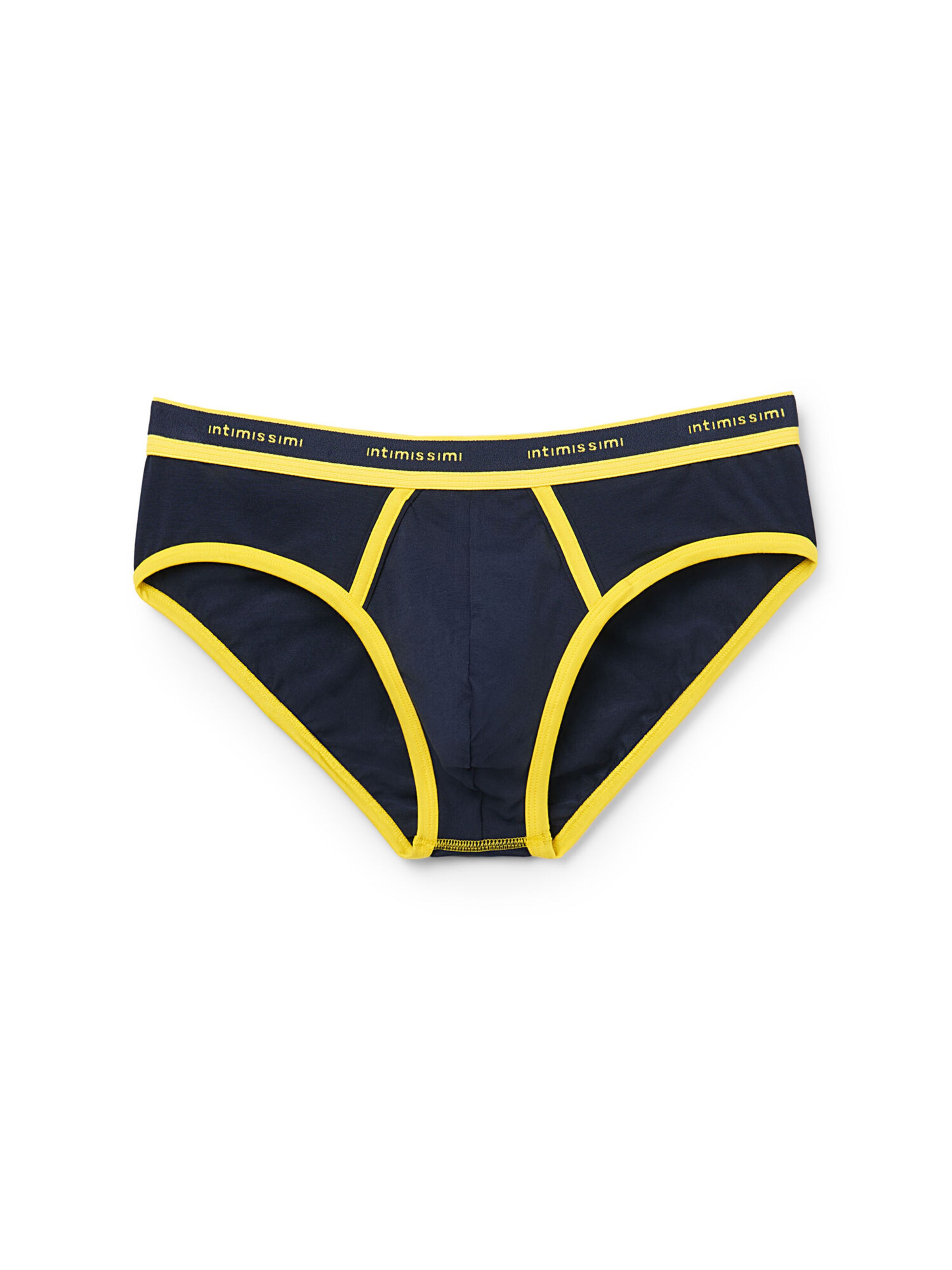 IUMAN Intimissimi Uomo Slip in Blau: Vorderseite