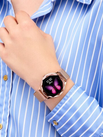 Montre digitale 'Lotus - Smartwatch Smartime - Quartz watch movement - Watch case width: 38.1 mm' Lotus en or : devant