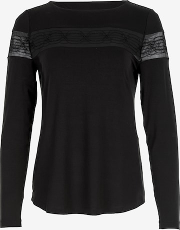 HELMIDGE Blouse in Black: front