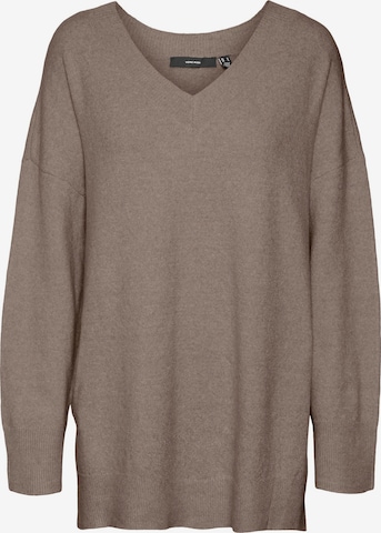 Pull-over 'DOFFY' VERO MODA en marron : devant