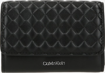 Porte-monnaies Calvin Klein en noir : devant